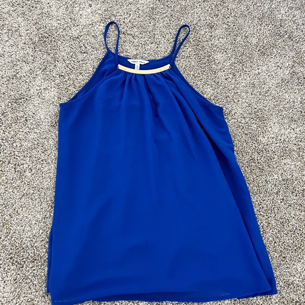 Royal blue tank top